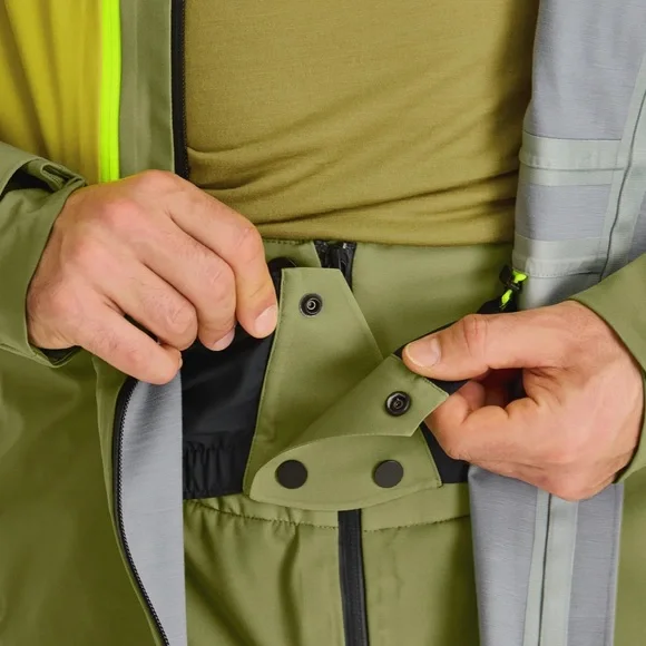 NWT Ortovox Women 3L Gaurdian Shell Jacket Dark Wine Green Outdoors Merino L - Picture 3 of 15